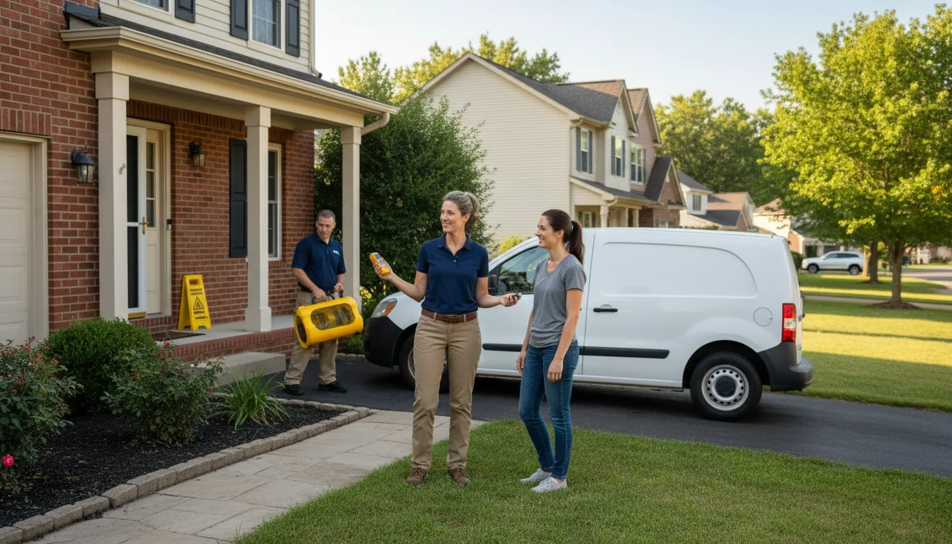 Water restoration image for Dehumidification And Cleanup Services in Jerome, MI